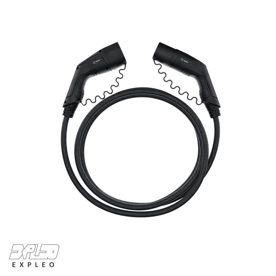 Zaptec töltőkábel 1-fázis, T2-T1 32A, 7.5m Zaptec töltőkábel 1-fázis, T2-T1 32A, 7.5m