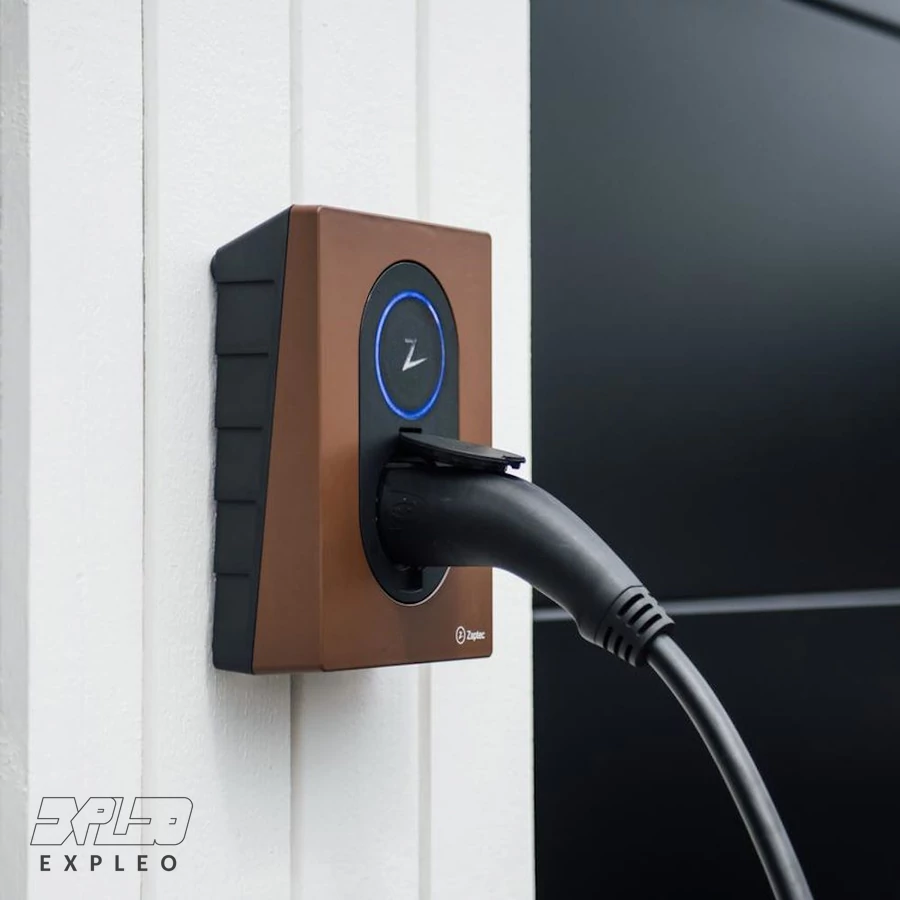 Zaptec Go - Wood Brown Zaptec Go - Wood Brown