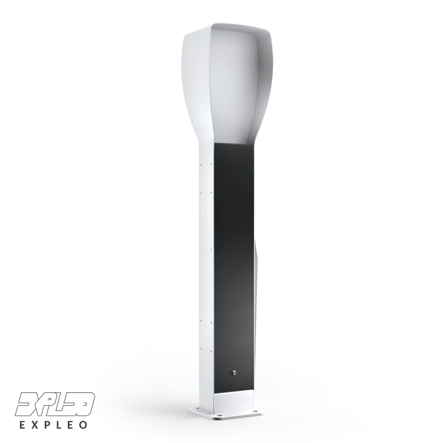 Premium oszlop, 2 Zaptec Pro-hoz, szín: Szürke